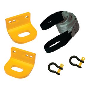 HD Tow Point Kit compatible with Navara D22 - Pair Inc Bridle + Shackles