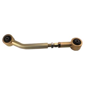 RR Upper Trailing Arm-Bent For Long Range Tank + Up To 2 Lift Rubber Bushed-Adjustable (Individual) - compatible with Nissan Patrol GQ/GU