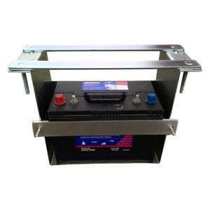 Battery Tray Black Multi Fit (Under Tray) Mount Battery Box